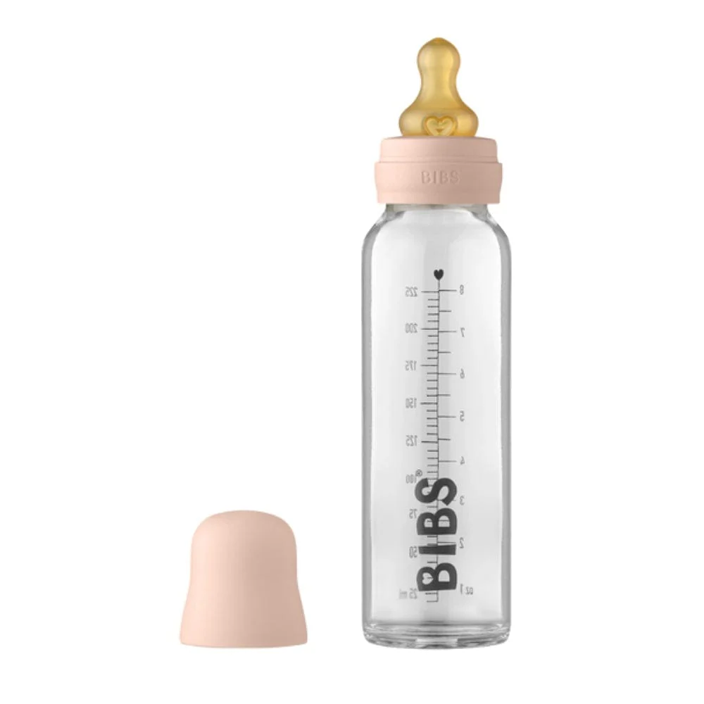 Bibs - 225ml Glass Bottle Set Blush