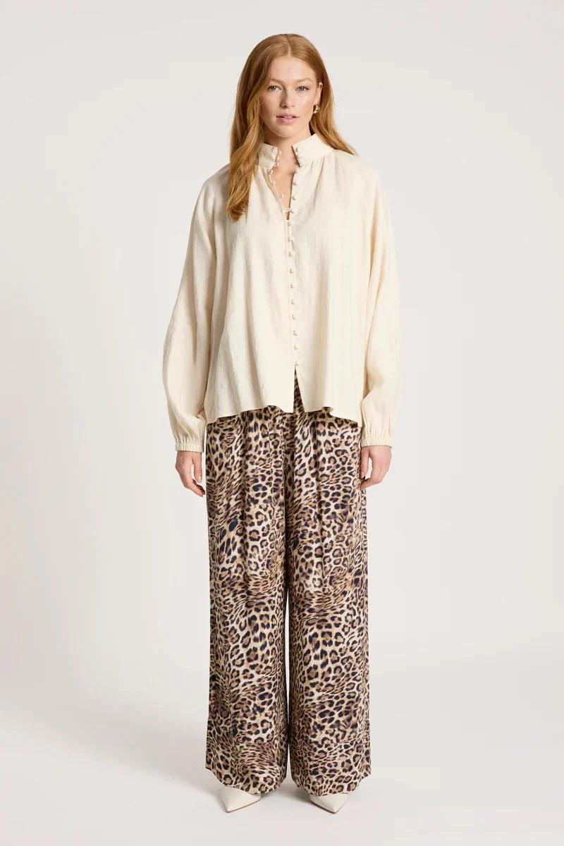 Eb & Ive - Bajau Button Shirt Dune