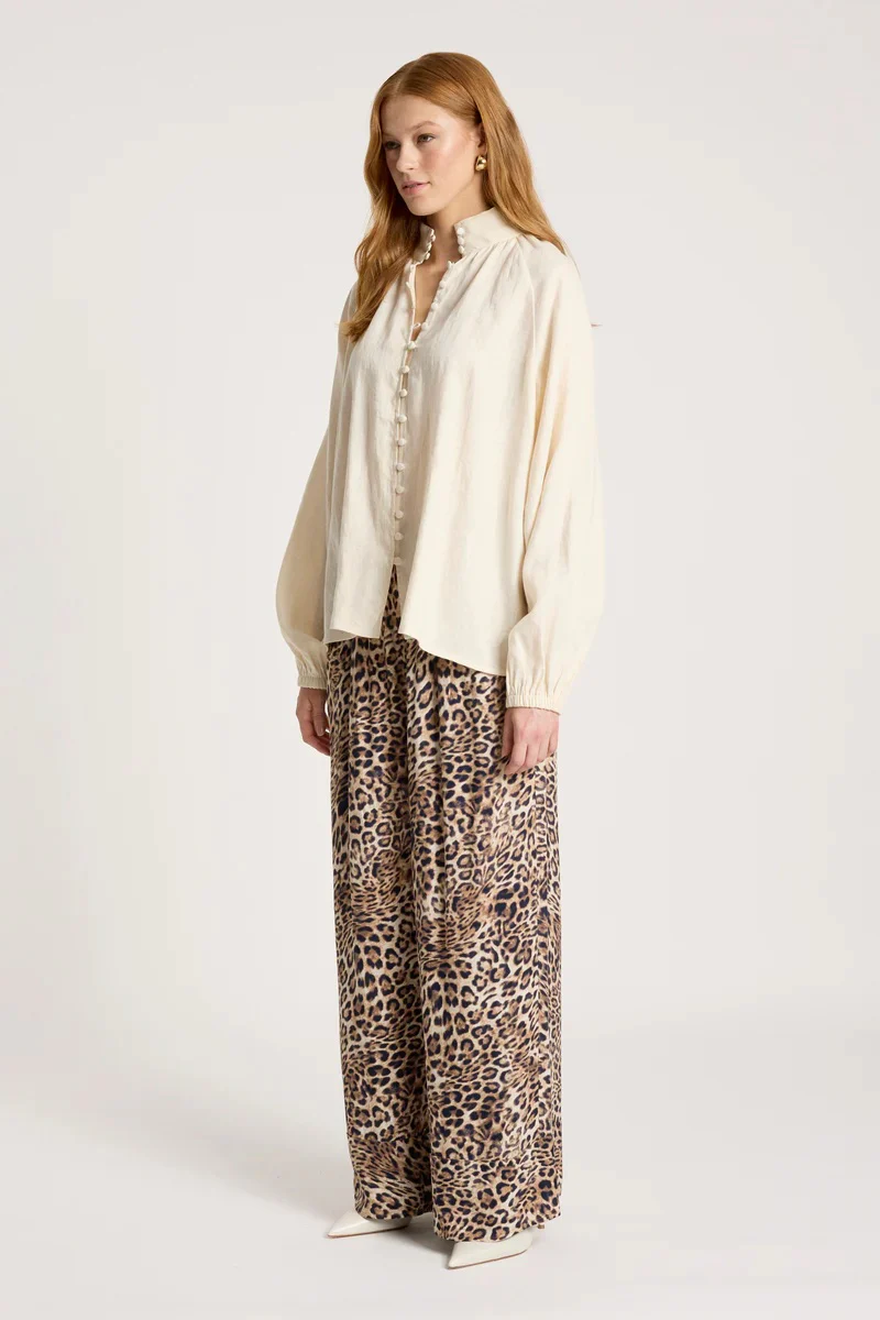 Eb & Ive - Bajau Button Shirt Dune - Image 2
