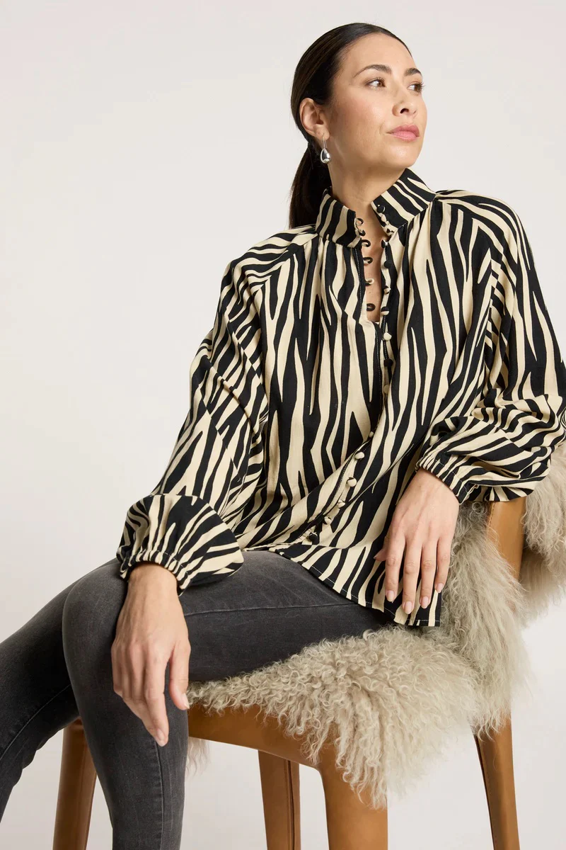 Eb & Ive - Bajau Button Shirt Savanna - Image 3