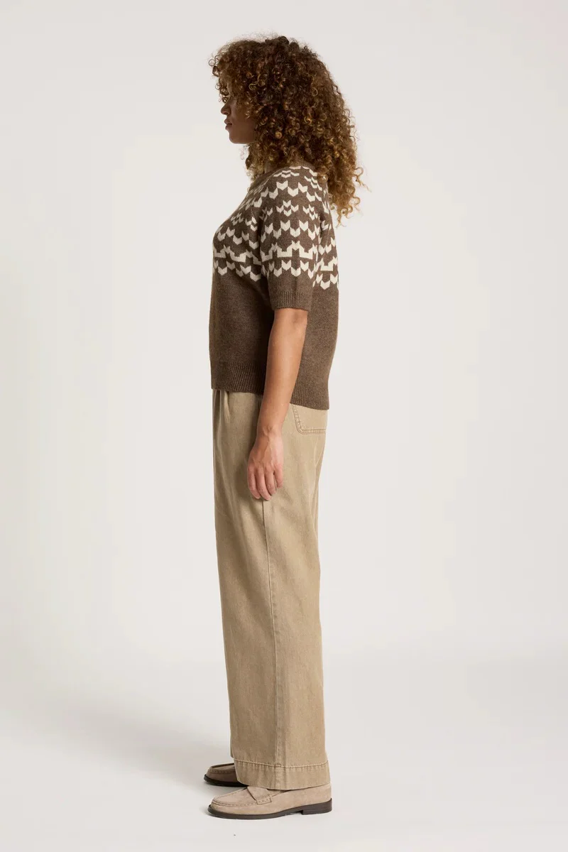 Eb & Ive - Maasai Knit Top Cocoa/dune - Image 3