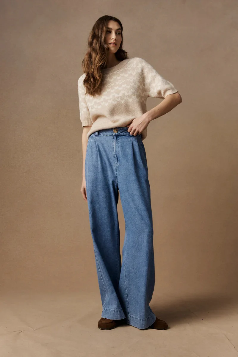Eb & Ive - Maasai Knit Top Dune/bisque - Image 2