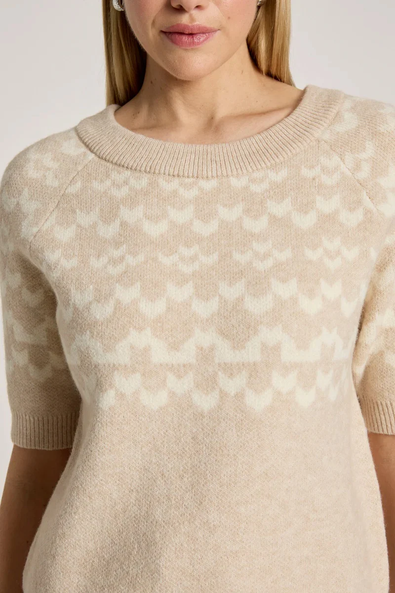 Eb & Ive - Maasai Knit Top Dune/bisque - Image 3