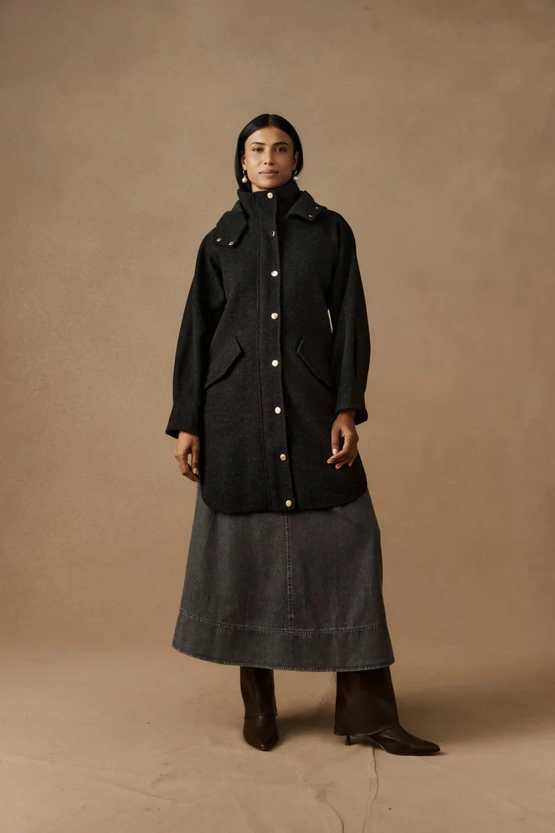 Eb & Ive - Sable Hood Jacket Char