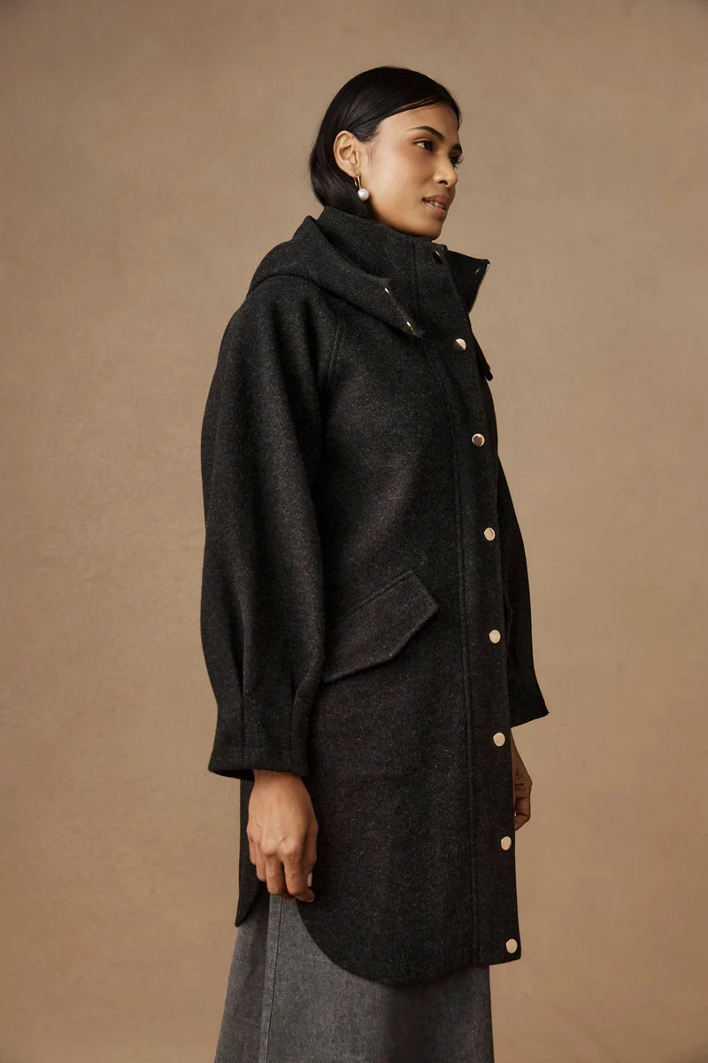Eb & Ive - Sable Hood Jacket Char - Image 2
