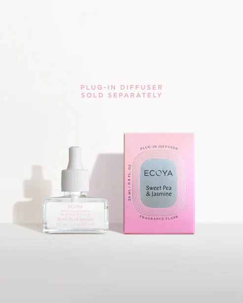Ecoya - Plug In Diffuser Fragrance Flask Sweet Pea And Jasmine