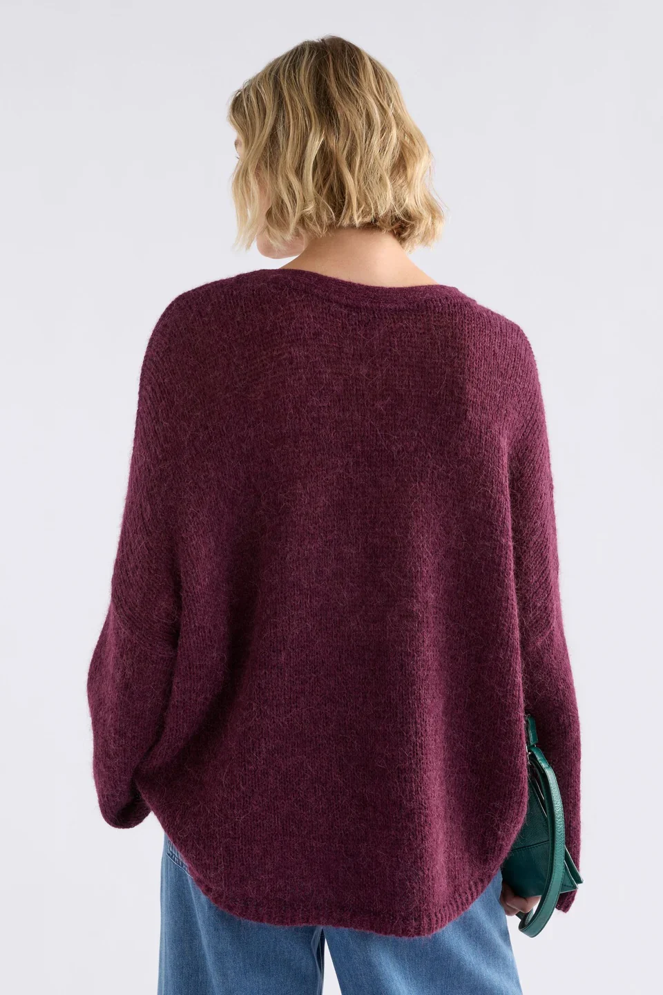 Elk - Agna Sweater Merlot - Image 2