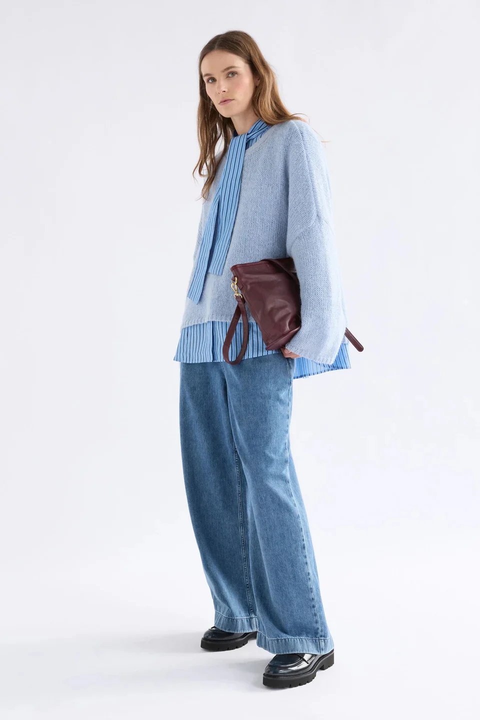 Elk - Agna Sweater Pearl Blue - Image 2