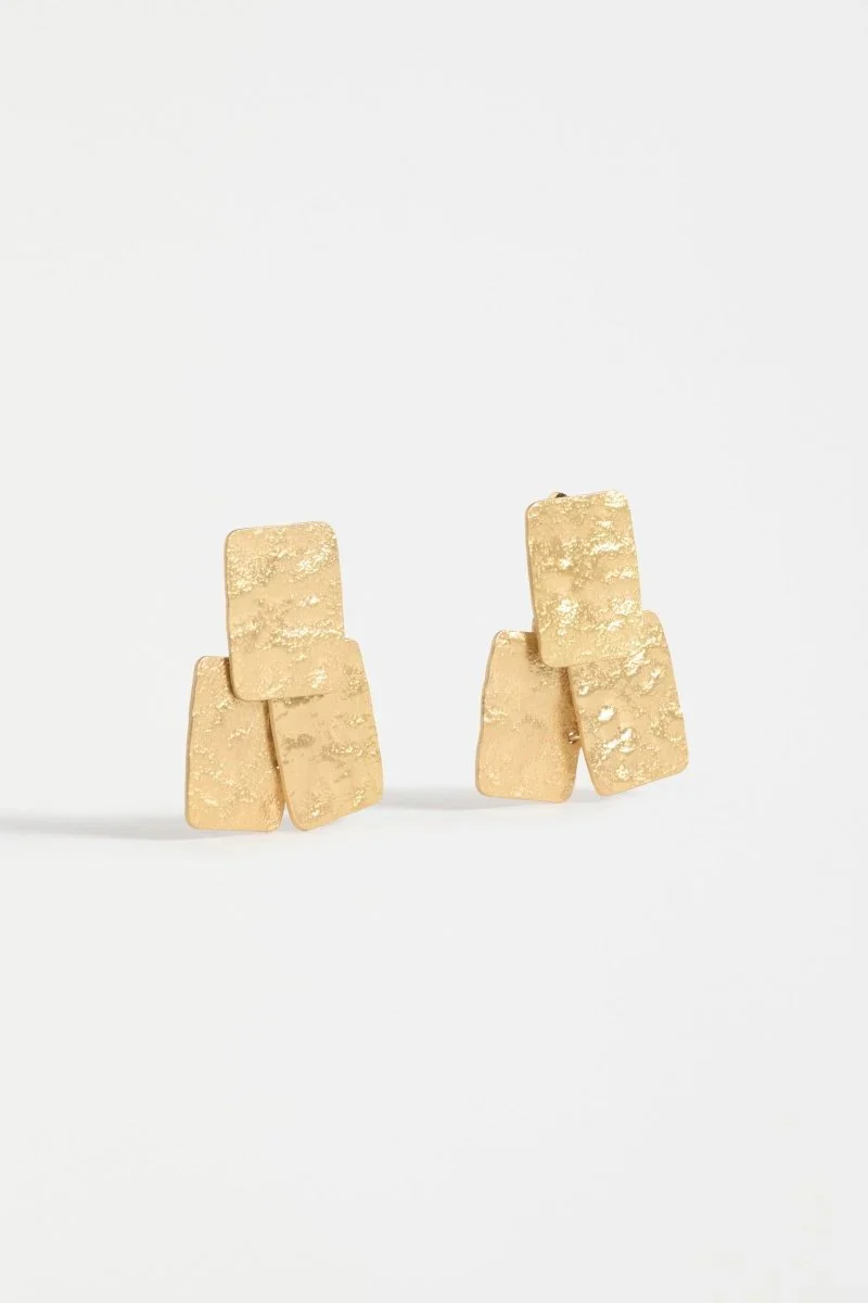 Elk - Gold Kilta Drop Earring