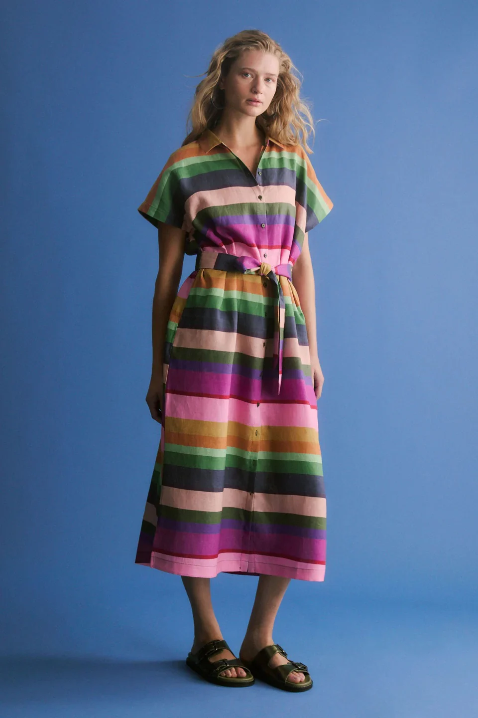 Elk The Label - Tilko Shirt Dress Lysbro Print