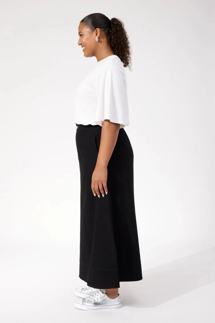 Haven - Denver Denim Skirt Black - Image 2