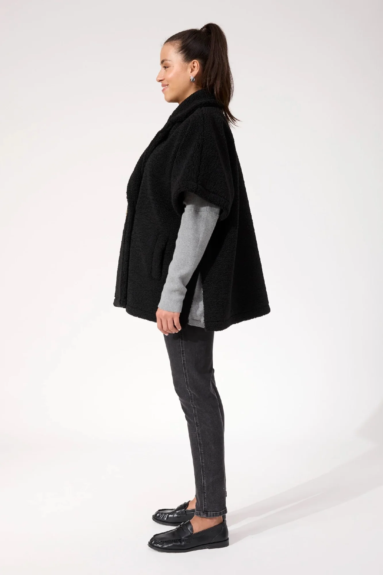 Haven - Jackson Oversized Vest Black