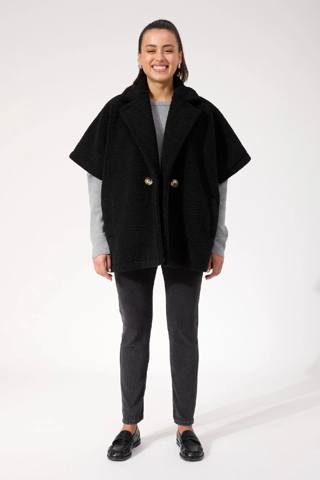 Haven - Jackson Oversized Vest Black - Image 3