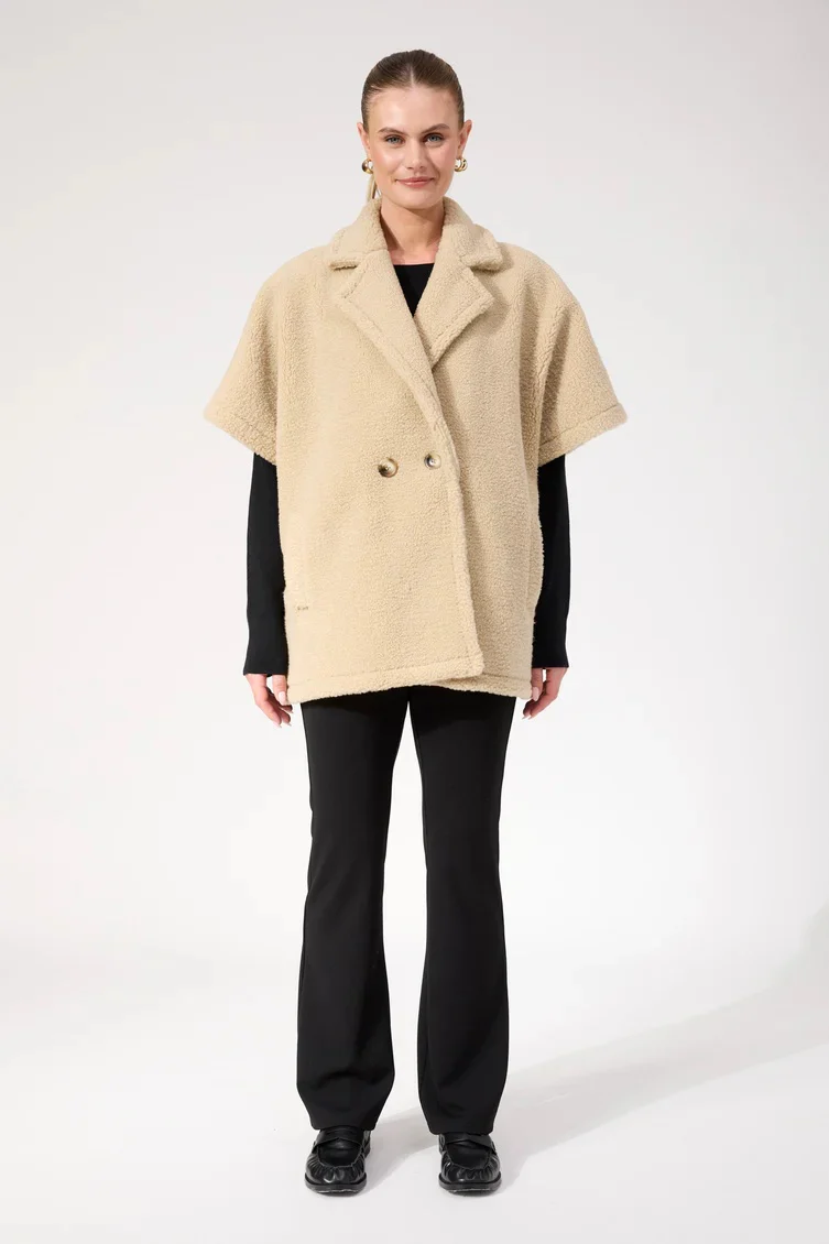 Haven - Jackson Oversized Vest Natural