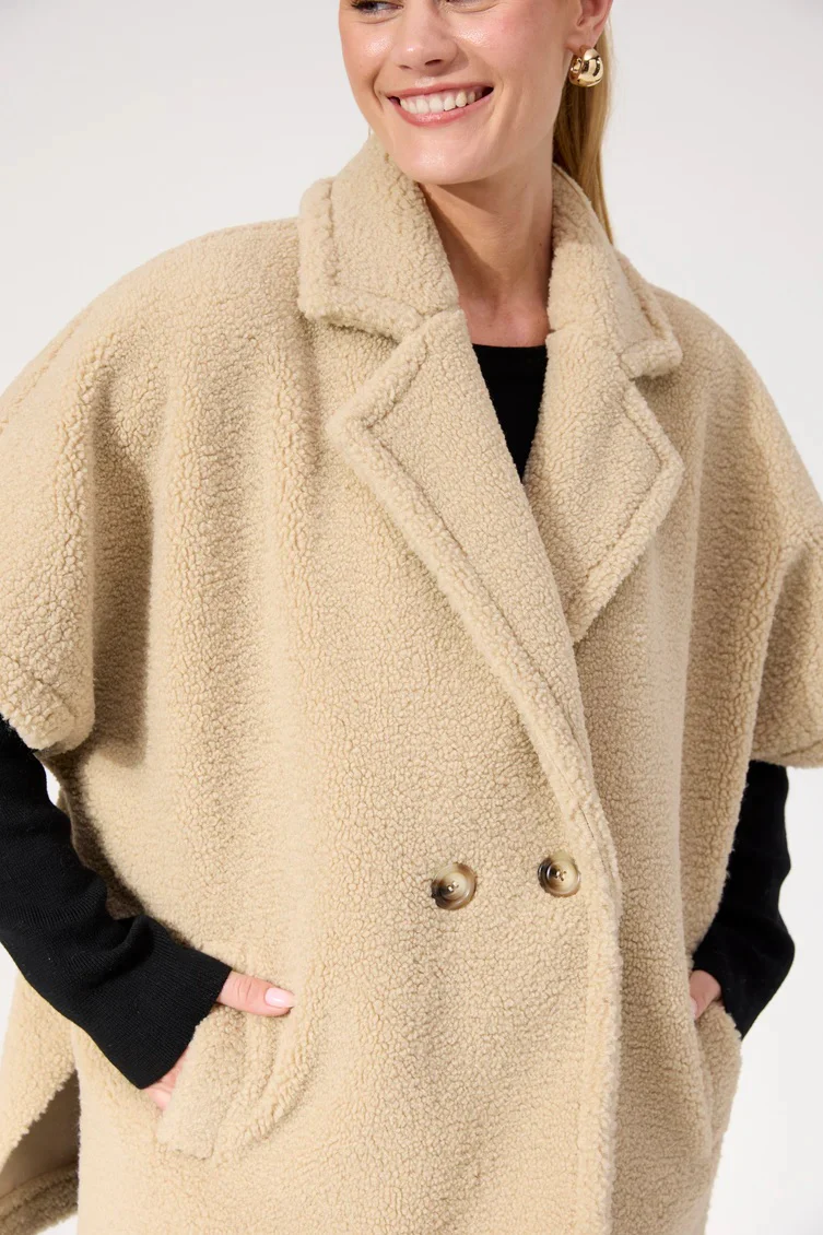 Haven - Jackson Oversized Vest Natural - Image 5