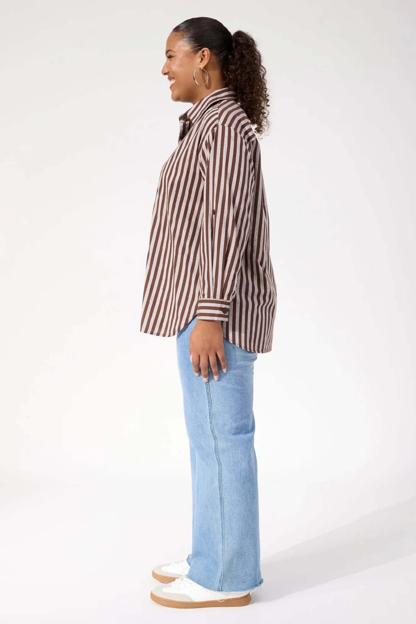 Haven - Monterosa Stripe Shirt Brown - Image 3