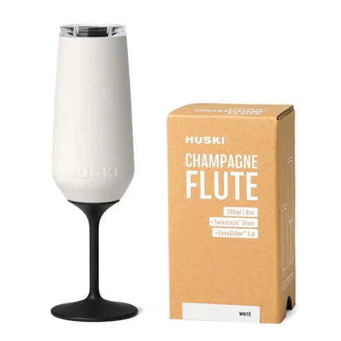 Huski - Champagne Flute (white Colour)