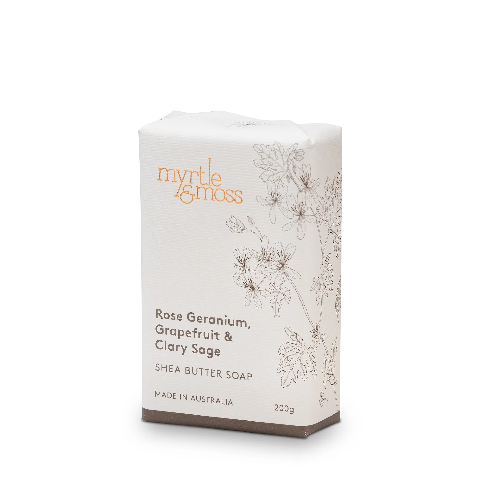 Myrtle And Moss - Shea Soap Rose Geranium