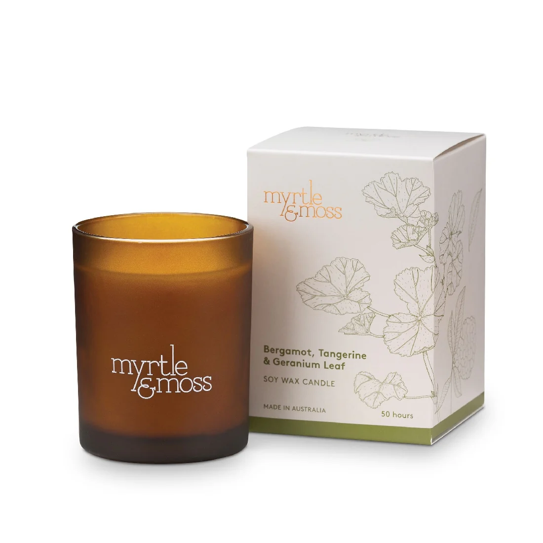 Myrtle And Moss - Soy Wax Candle Bergamot