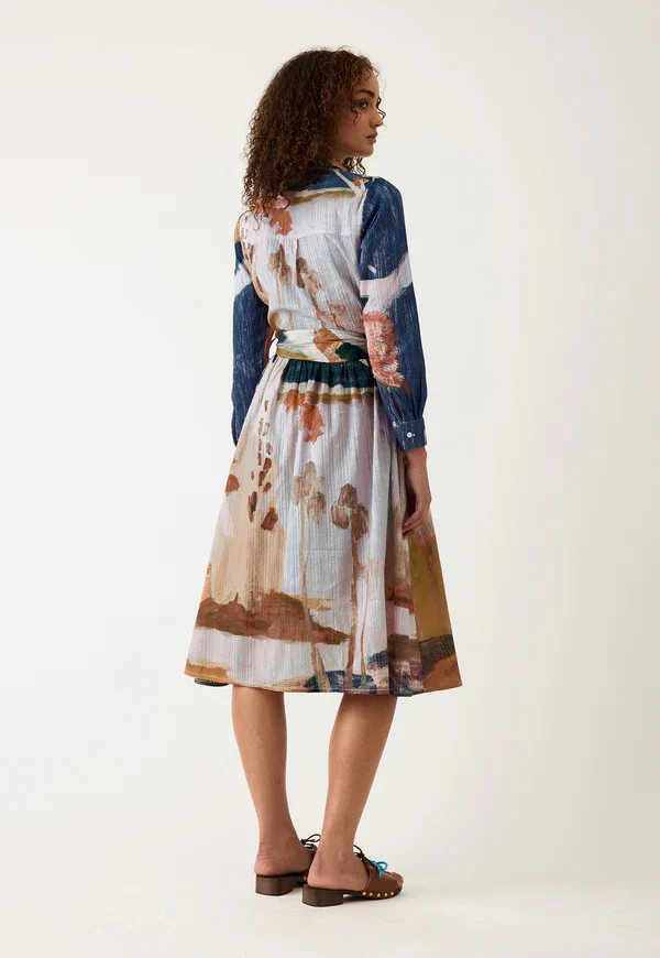 Nancybird - Delphi Dress Night Herons - Image 2