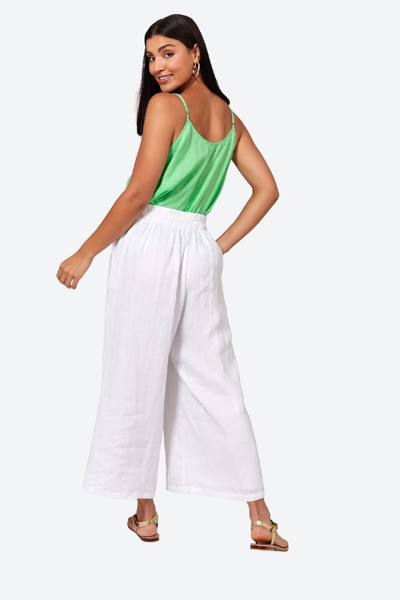 Studio Crop Pant Salt - Image 8