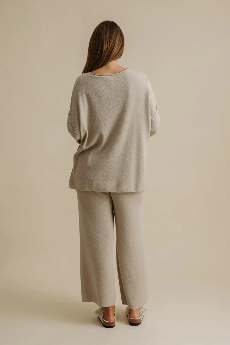 Talamaya - Winter Retreat Merino Cotton Pant Wheat