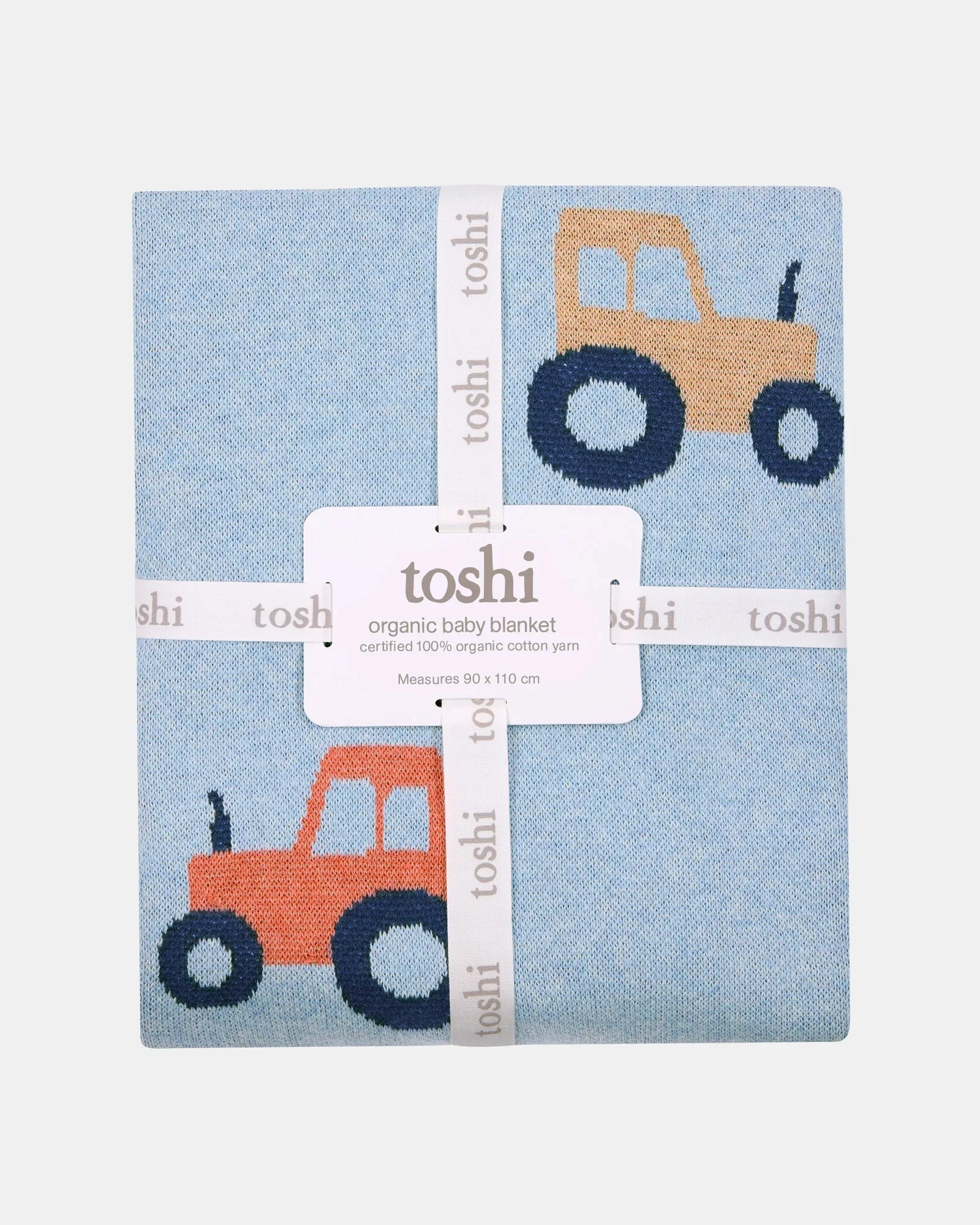Toshi - Organic Blanket Mystical Tiny Tractors