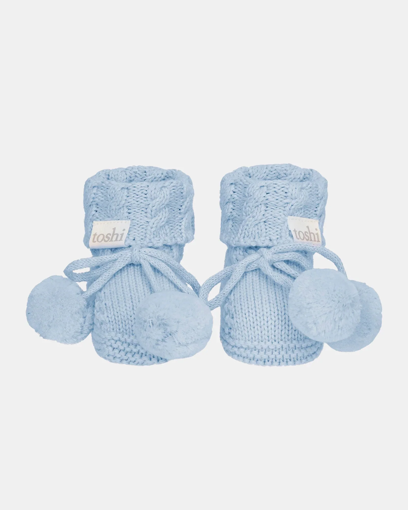 Toshi - Organic Booties Yummy Bluebell