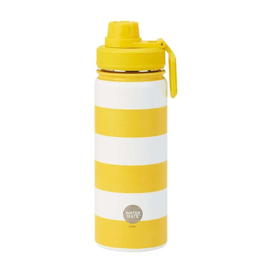 Watermate - Stainless Yellow Stripe 550ml